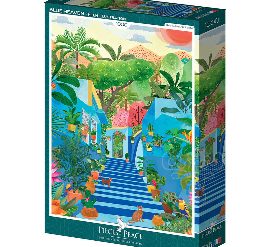 Pieces & Peace Blue Heaven Puzzle 1000pcs