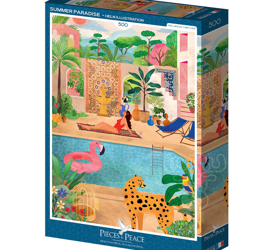 Pieces & Peace Summer Paradise Puzzle 500pcs