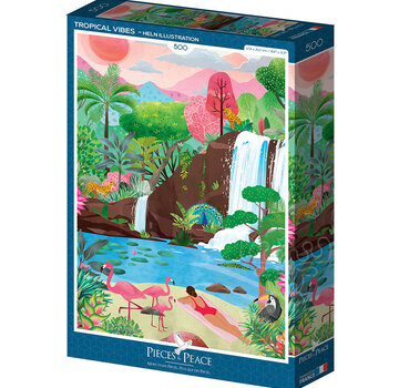 Pieces & Peace Pieces & Peace Tropical Vibes Puzzle 500pcs