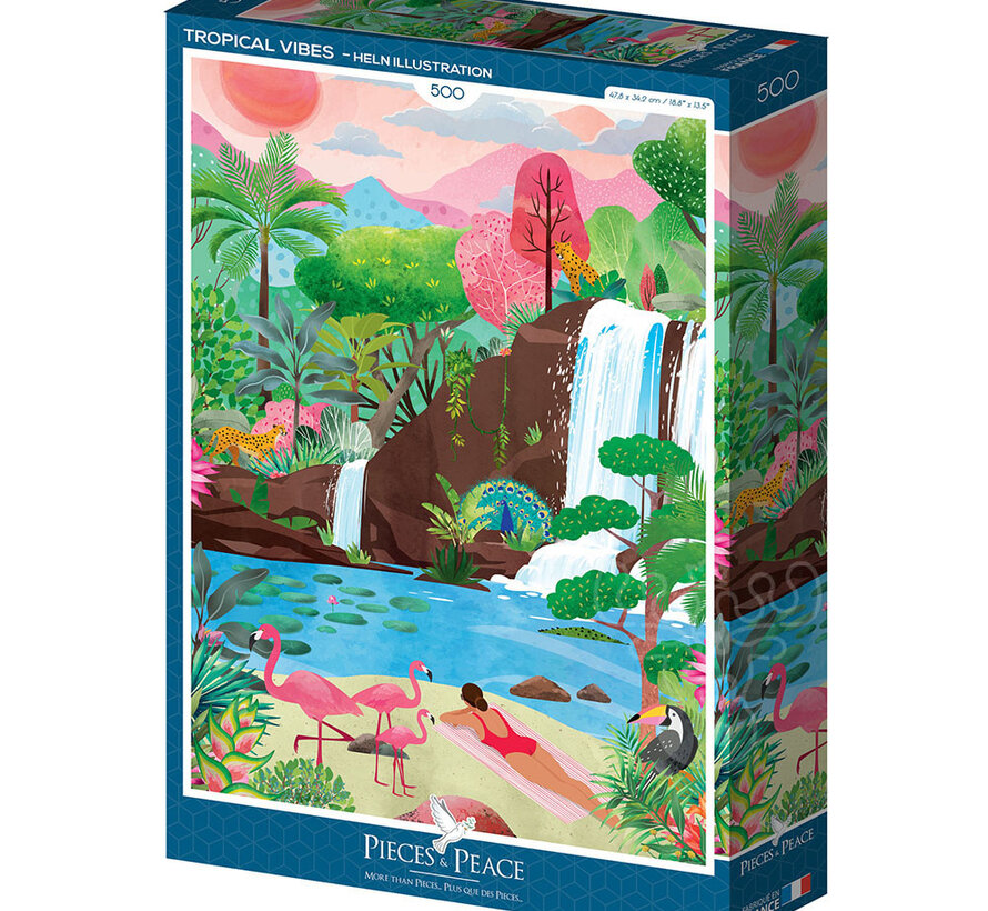 Pieces & Peace Tropical Vibes Puzzle 500pcs