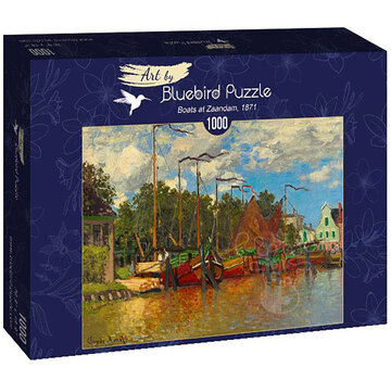 Bluebird Bluebird Claude Monet - Boats at Zaandam, 1871 Puzzle 1000pcs