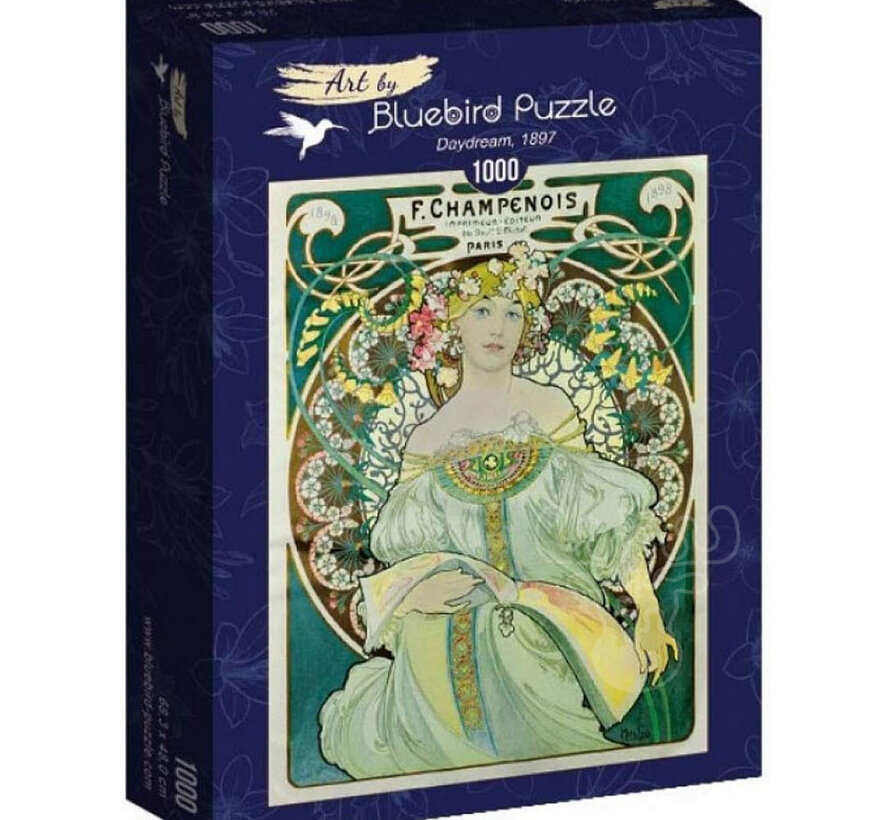 Bluebird Mucha - Daydream, 1897 Puzzle 1000pcs
