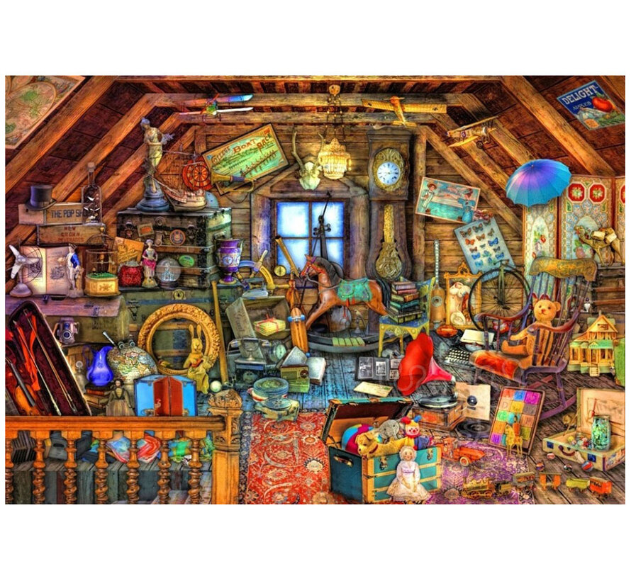 Bluebird Hidden Object Attic Puzzle 1000pcs