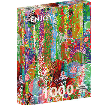 ENJOY Puzzle Enjoy Floral Curtain Puzzle 1000pcs