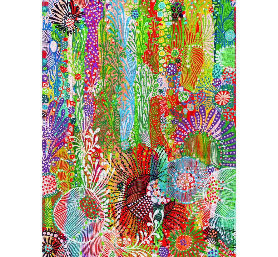 Enjoy Floral Curtain Puzzle 1000pcs