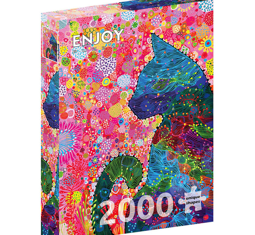 Enjoy Wandering Cat Puzzle 2000pcs