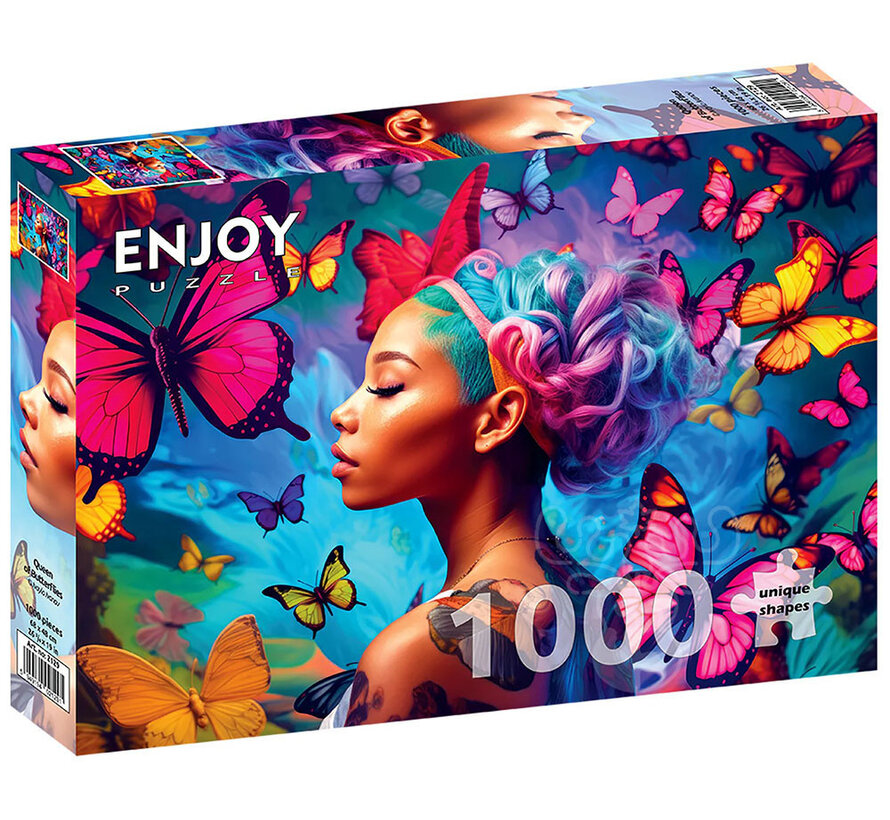 Enjoy Queen of Butterflies Puzzle 1000pcs