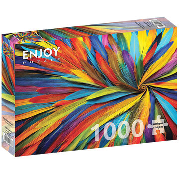 ENJOY Puzzle Enjoy Colorful Feathers Puzzle 1000pcs
