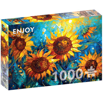 ENJOY Puzzle Enjoy Sunflowers Reunion Puzzle 1000pcs