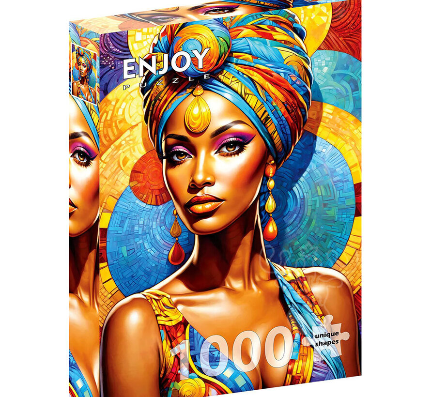 Enjoy African Beauty Puzzle 1000pcs