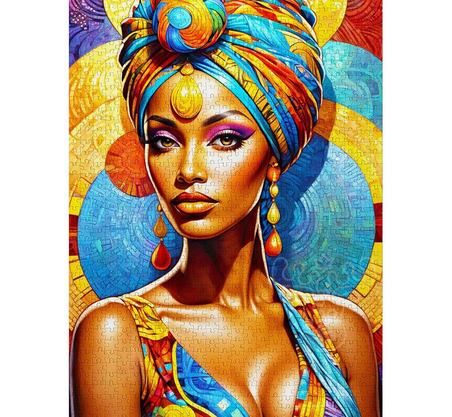 Enjoy African Beauty Puzzle 1000pcs