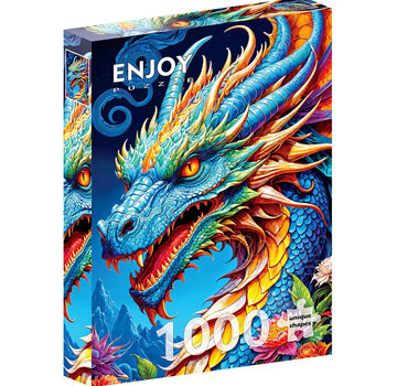 ENJOY Puzzle Enjoy Blue Dragon Puzzle 1000pcs