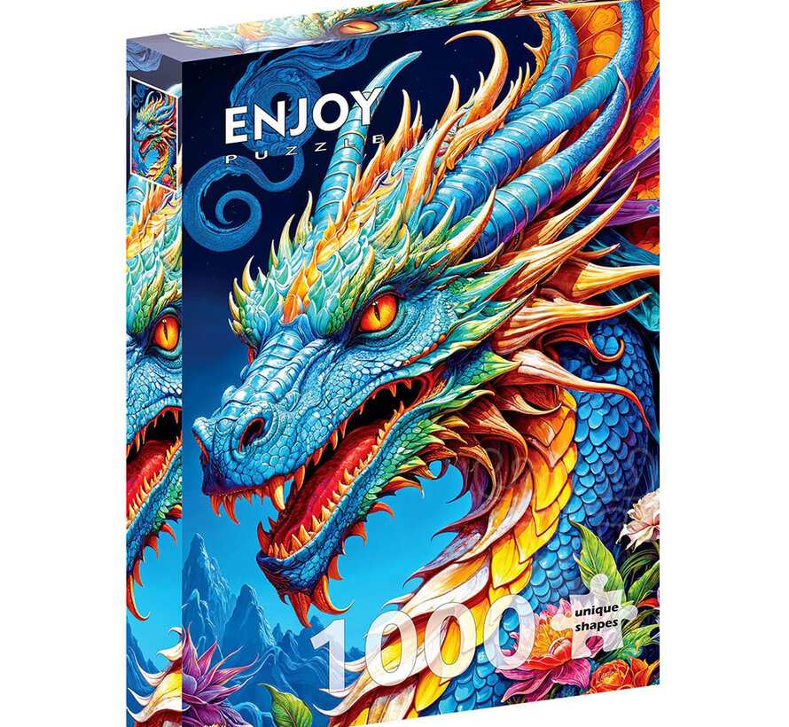 Enjoy Blue Dragon Puzzle 1000pcs