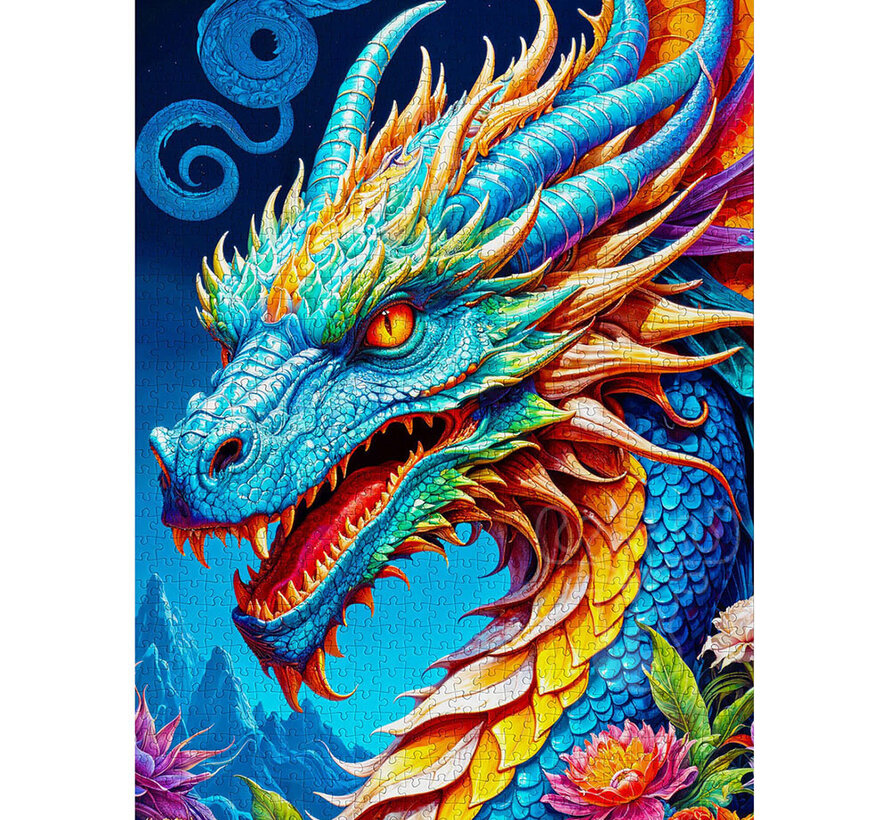 Enjoy Blue Dragon Puzzle 1000pcs