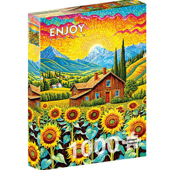 ENJOY Puzzle Enjoy Sunflower House Puzzle 1000pcs
