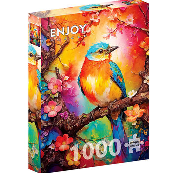 ENJOY Puzzle Enjoy Colorful Birdie Puzzle 1000pcs