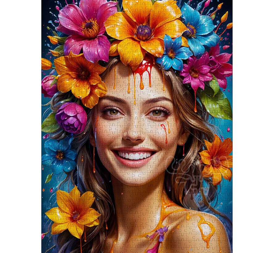 Enjoy Flower Girl Puzzle 1000pcs
