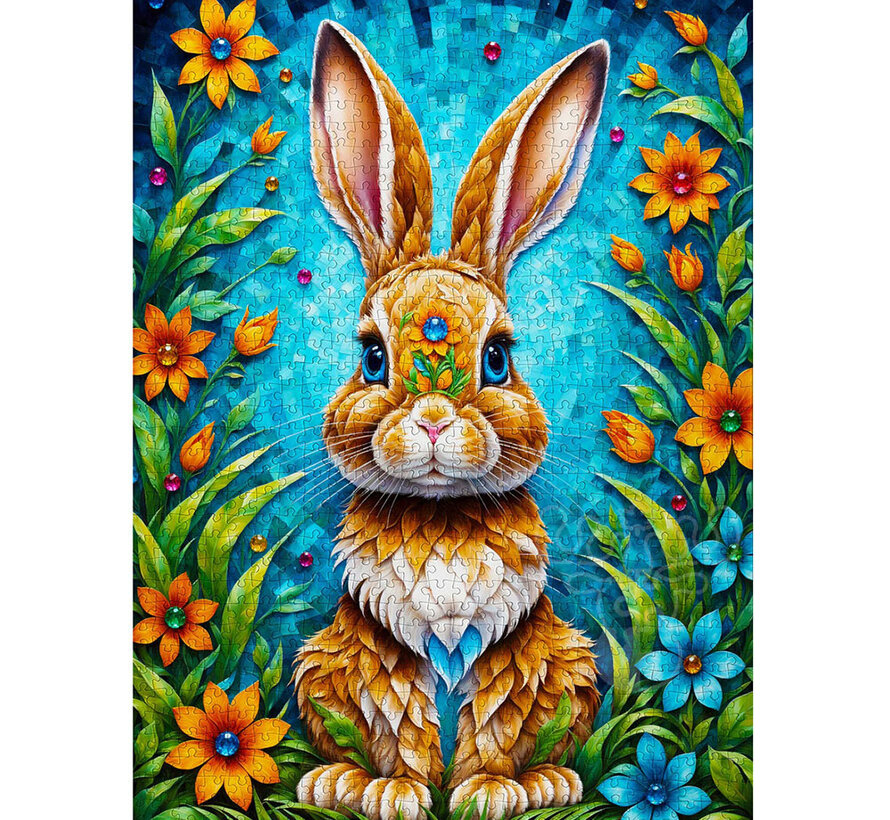 Enjoy Garden Bunny Puzzle 1000pcs
