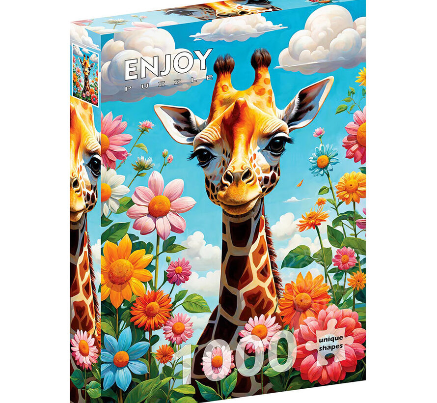 Enjoy Cute Giraffe Puzzle 1000pcs