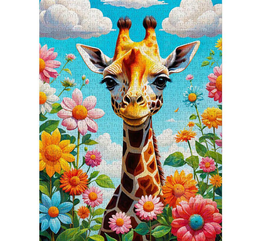 Enjoy Cute Giraffe Puzzle 1000pcs