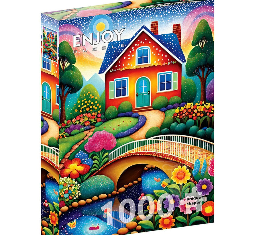 Enjoy House of Colors Puzzle 1000pcs