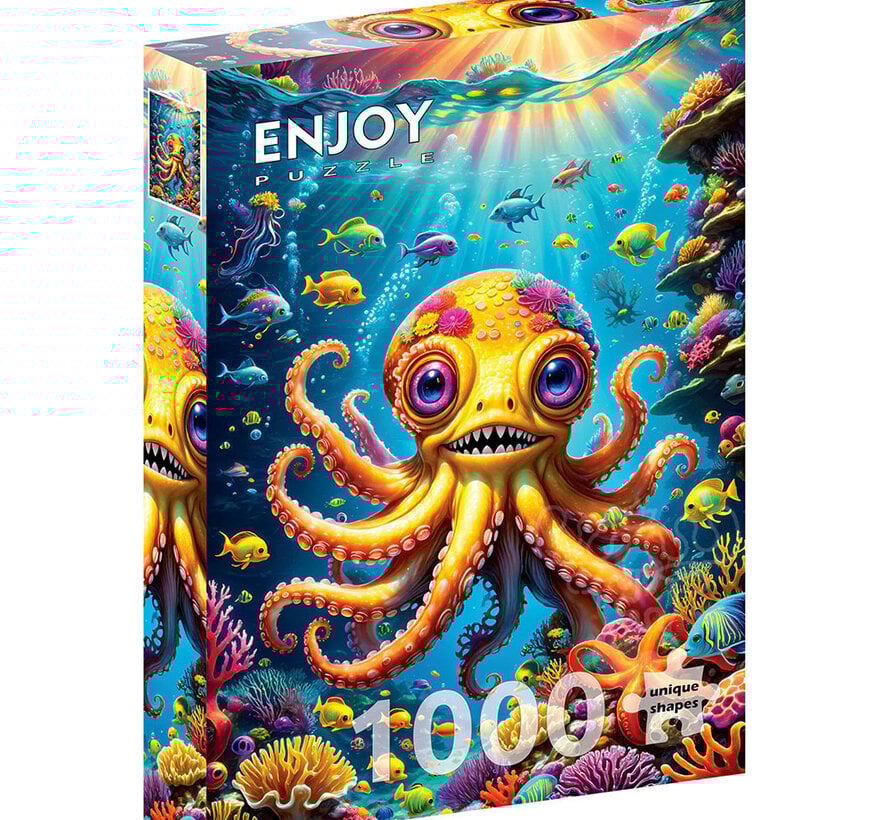 Enjoy Cute Octopus Puzzle 1000pcs