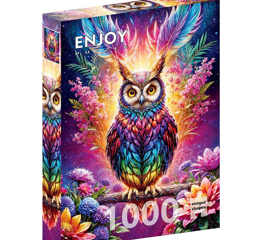 Enjoy Neon Owl Puzzle 1000pcs