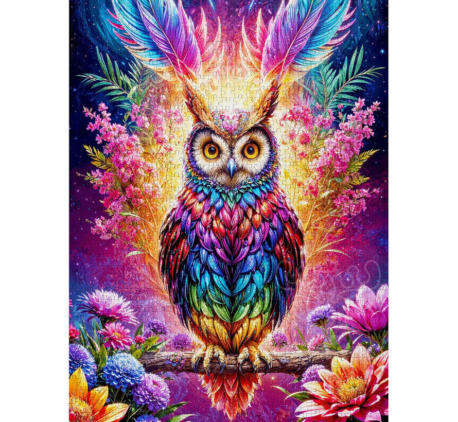 Enjoy Neon Owl Puzzle 1000pcs