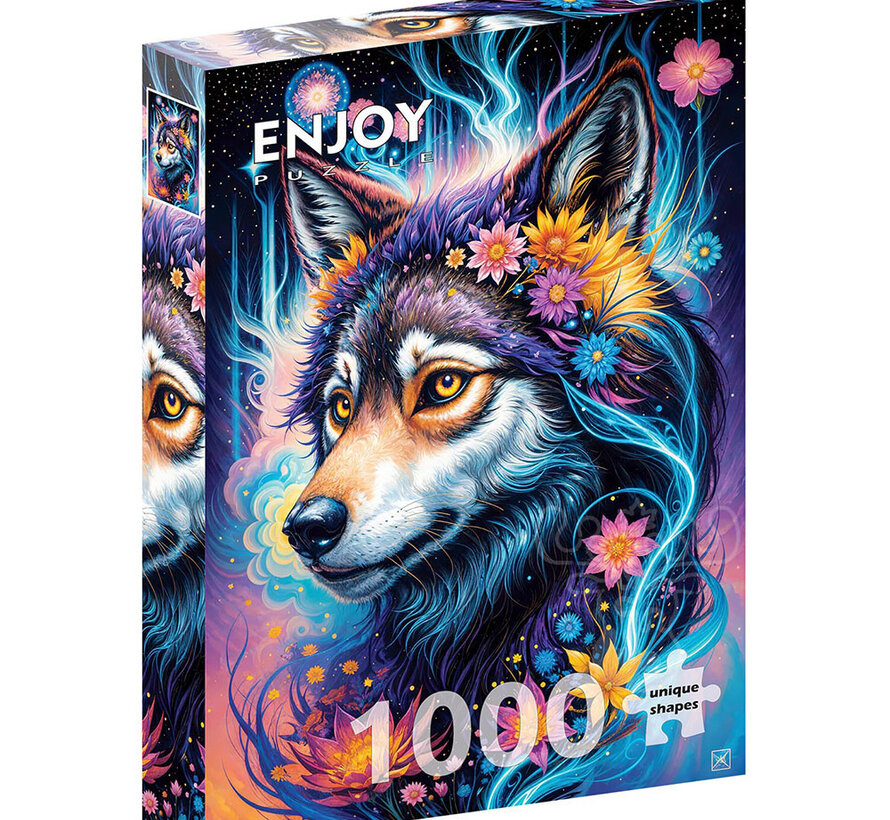 Enjoy Magical Wolf Portrait Puzzle 1000pcs