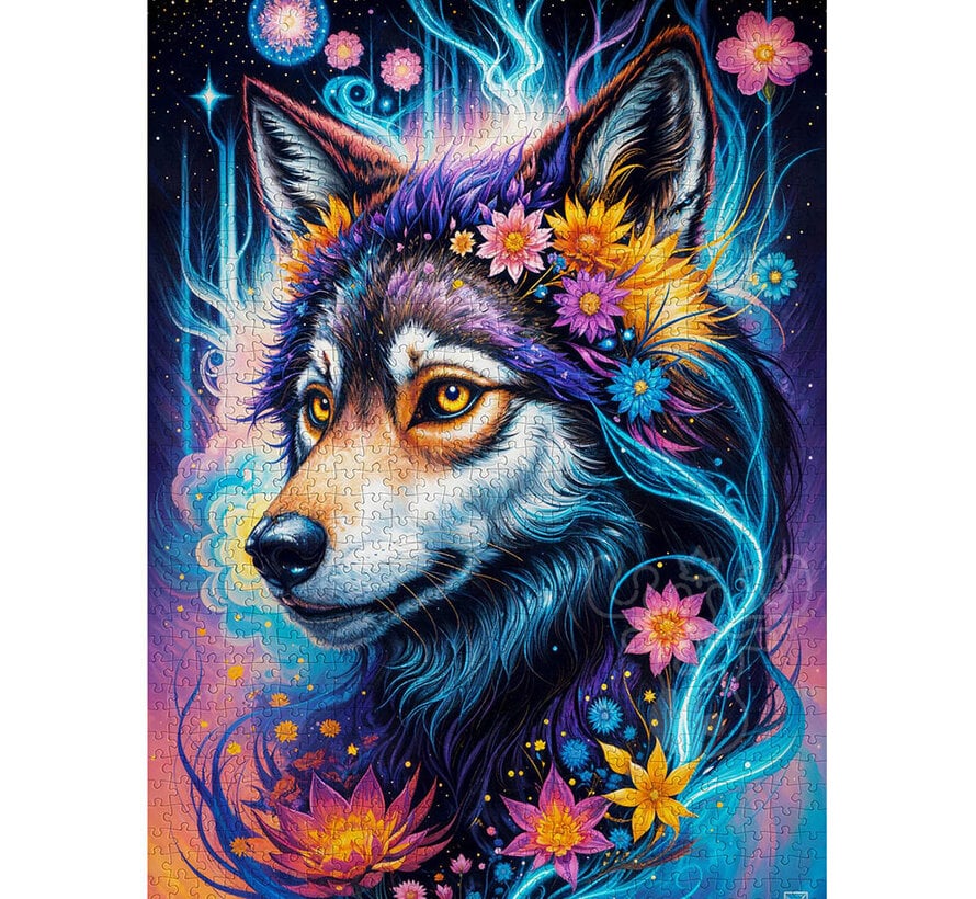 Enjoy Magical Wolf Portrait Puzzle 1000pcs