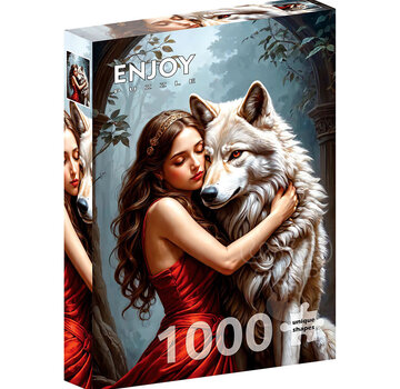 ENJOY Puzzle Enjoy Lady and the Wolf Puzzle 1000pcs