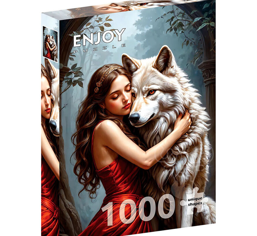 Enjoy Lady and the Wolf Puzzle 1000pcs