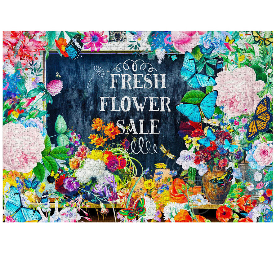 Enjoy Flower Sale Puzzle 1000pcs