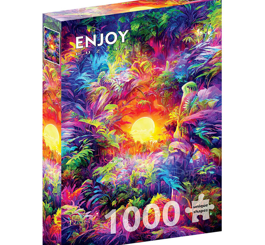 FINAL SALE Enjoy Rainbow Tropic Puzzle 1000pcs