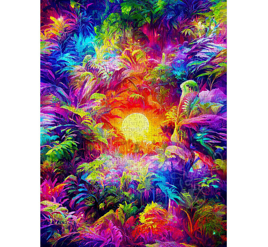 FINAL SALE Enjoy Rainbow Tropic Puzzle 1000pcs