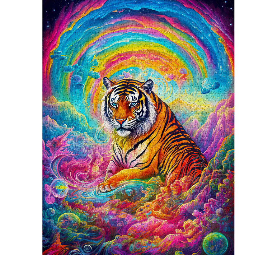 Enjoy Where Tigers Reign Puzzle 1000pcs