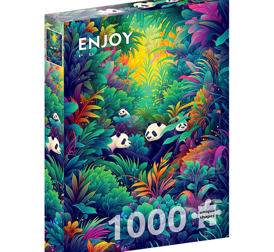 Enjoy Panda Haven Puzzle 1000pcs