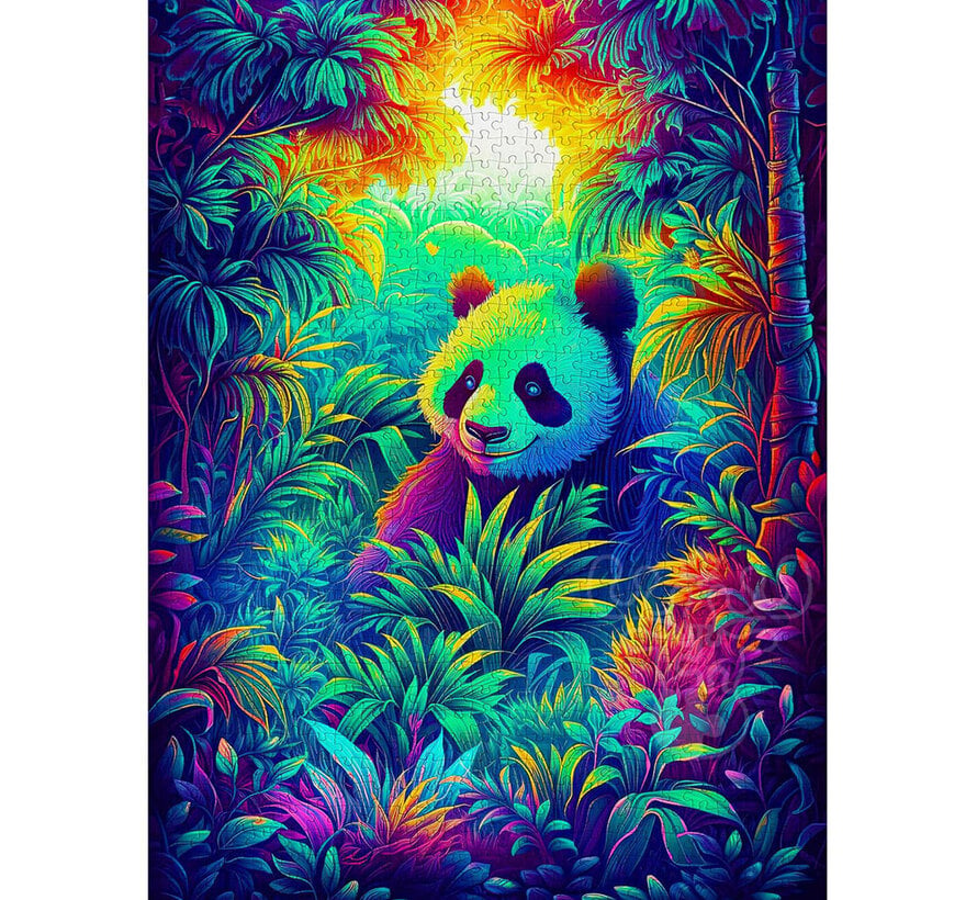 Enjoy Panda Corner Puzzle 1000pcs