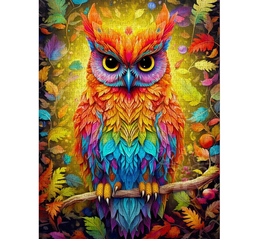 Enjoy Autumnal Owl Puzzle 1000pcs