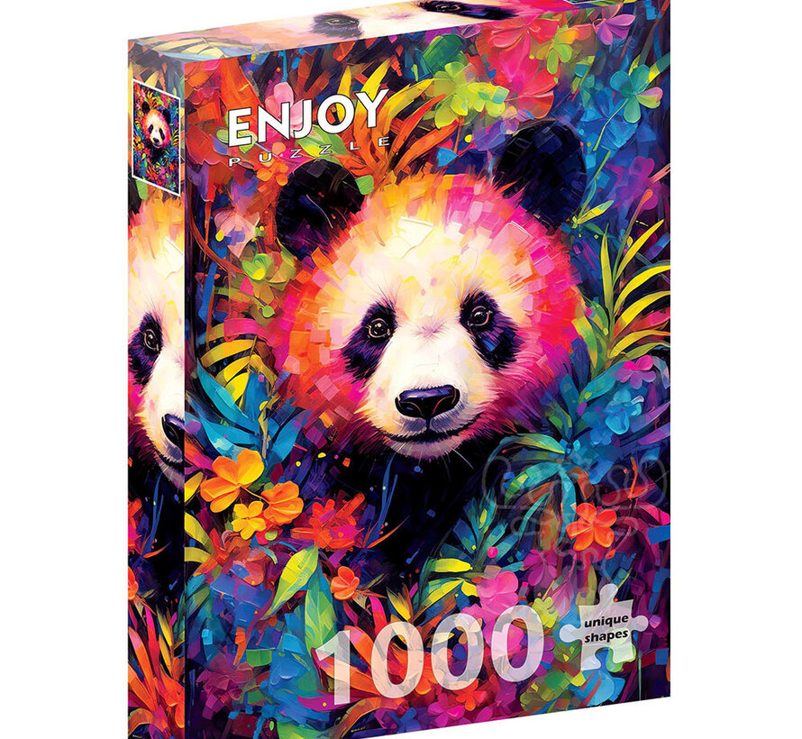 Enjoy Playful Panda Cub Puzzle 1000pcs
