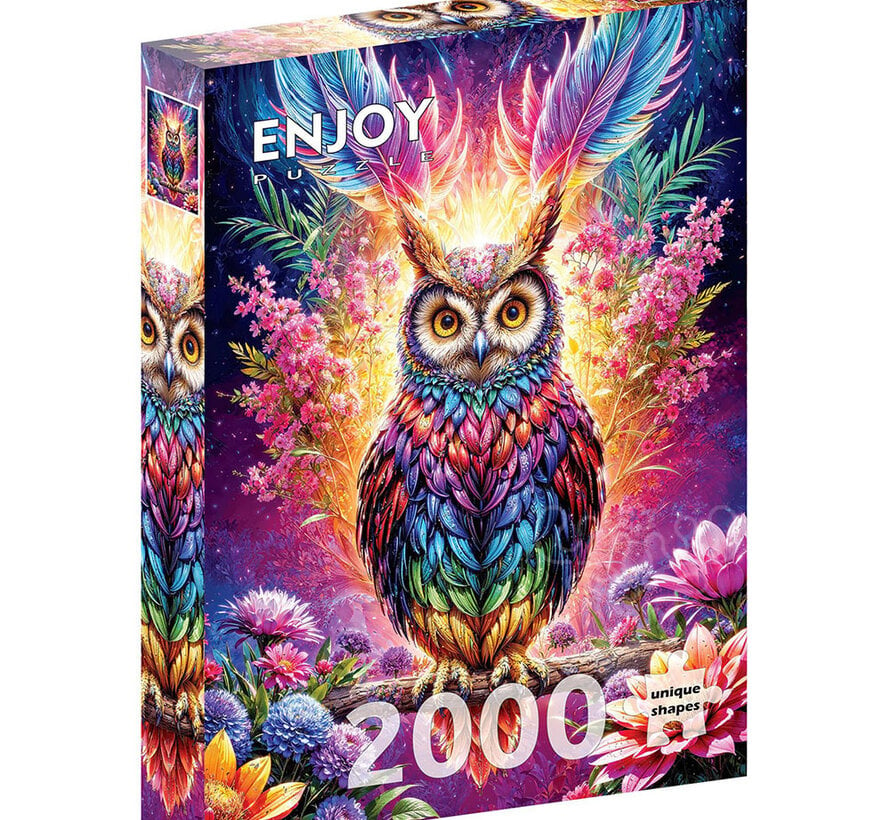 Enjoy Neon Owl Puzzle 2000pcs