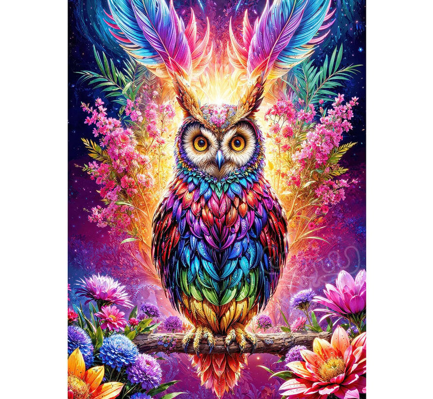 Enjoy Neon Owl Puzzle 2000pcs