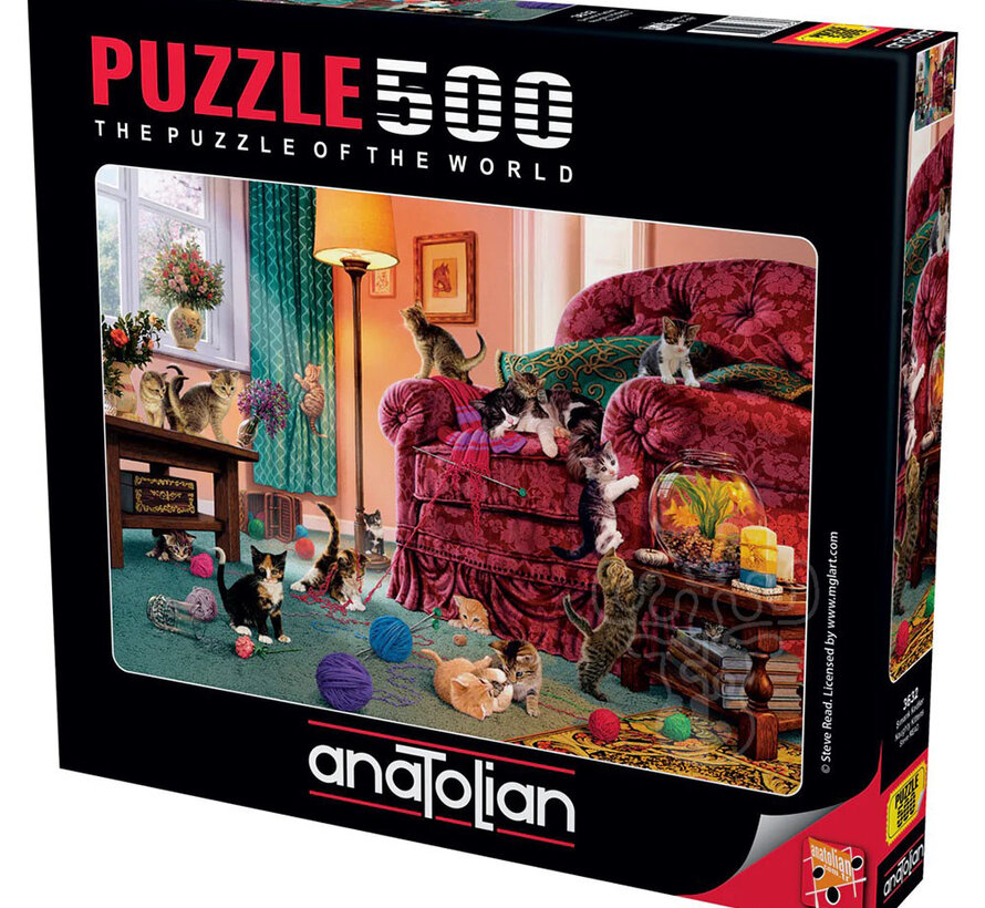 Anatolian Naughty Kittens Puzzle 500pcs