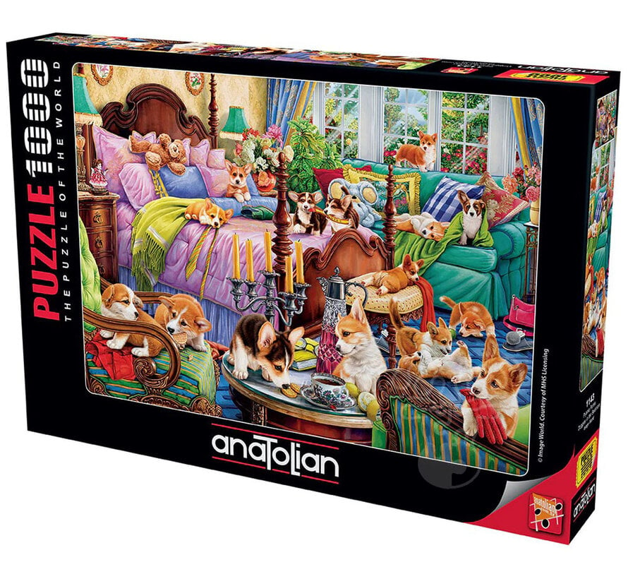 Anatolian Doggies in the Bedroom Puzzle 1000pcs
