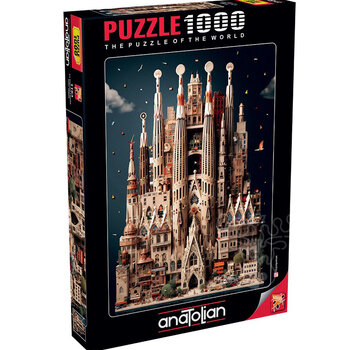Anatolian Anatolian La Sagrada Familia Puzzle 1000pcs