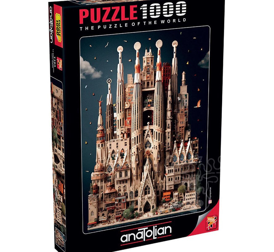 Anatolian La Sagrada Familia Puzzle 1000pcs
