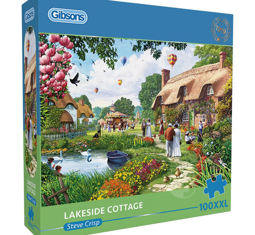 Gibsons Lakeside Cottage Puzzle 100pcs XXL