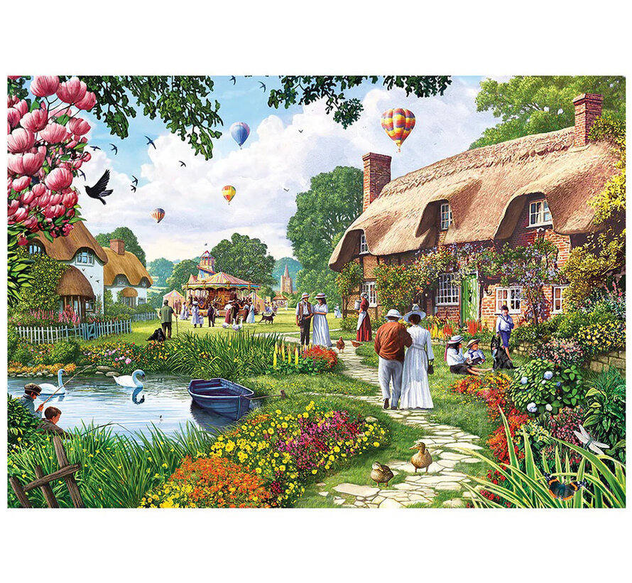 Gibsons Lakeside Cottage Puzzle 100pcs XXL