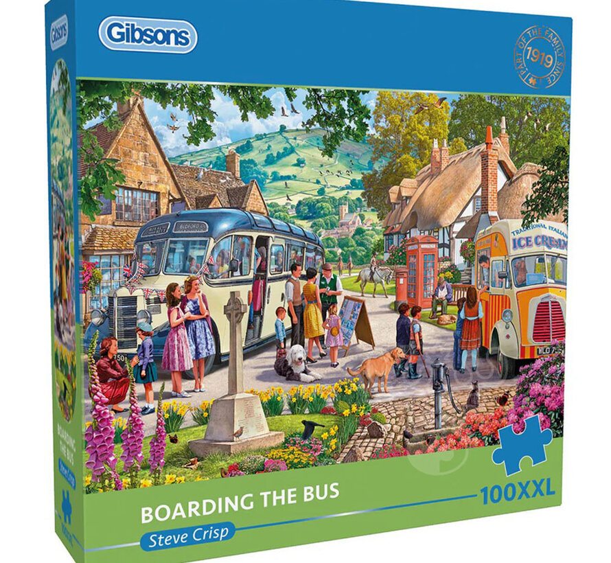 Gibsons Boarding the Bus Puzzle 100pcs XXL