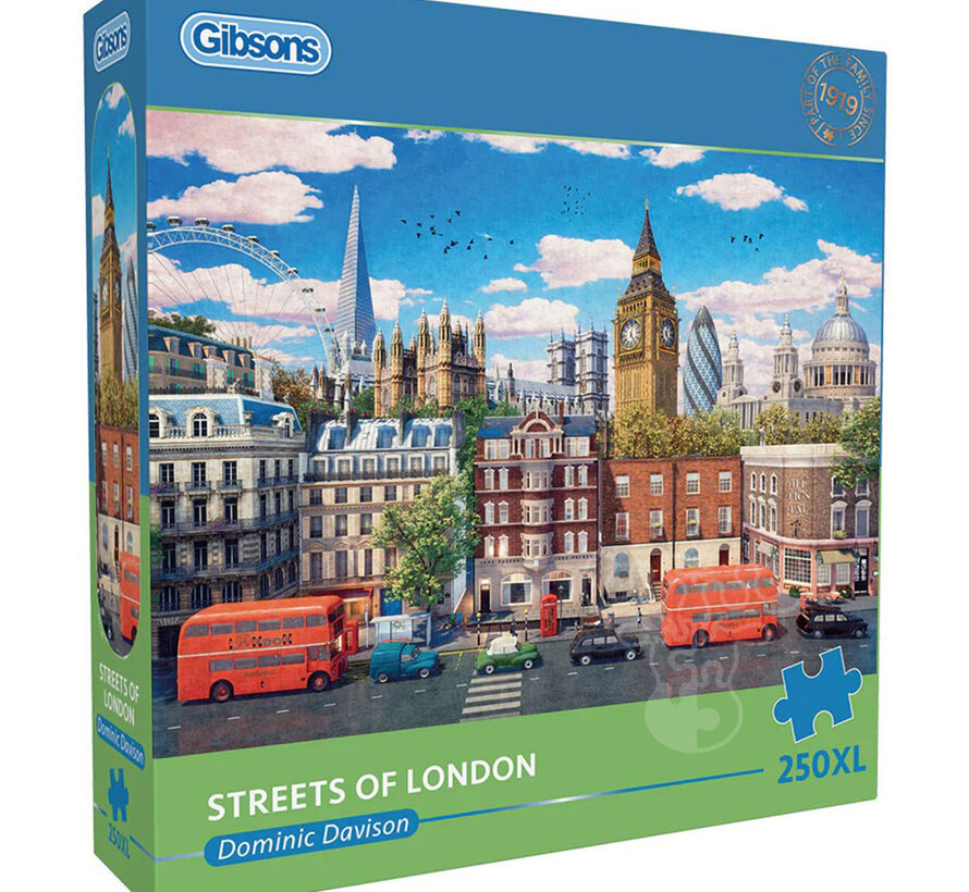 Gibsons Streets of London Puzzle 250pcs XL